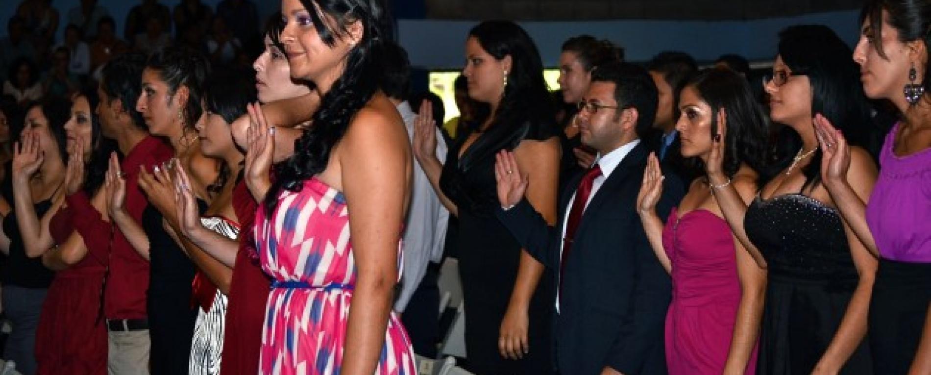 Nuevos graduados en la Sede de Occidente