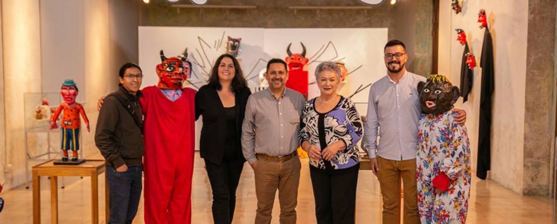 Mascaradas en el Museo Regional de San Ramón