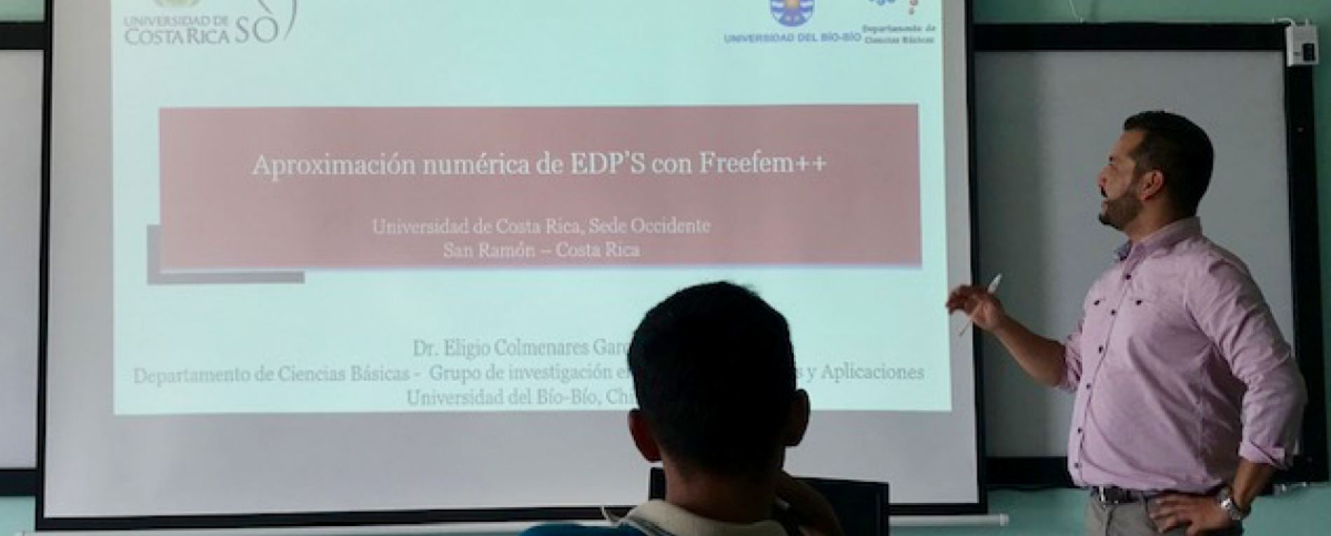 Especialista en Matemática Aplicada visitó la Sede de Occidente