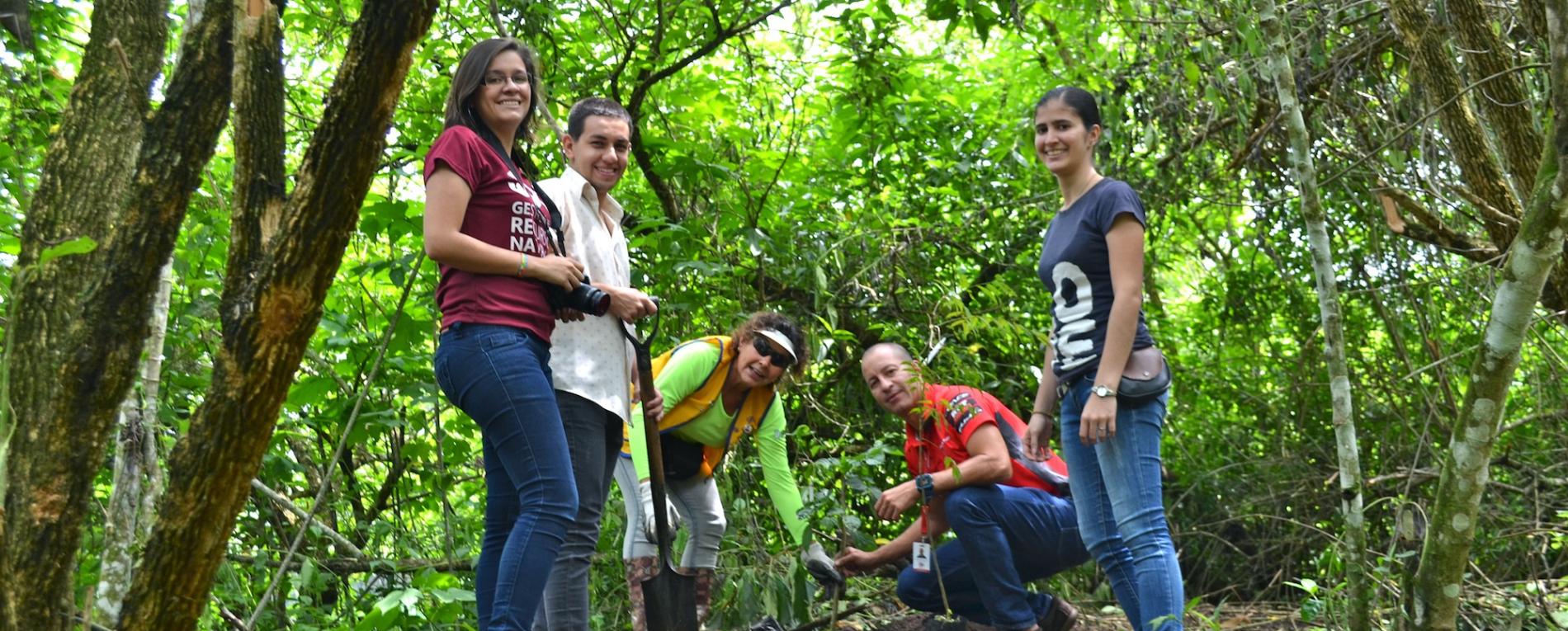 Sede celebró Día del Árbol en el Laguito
