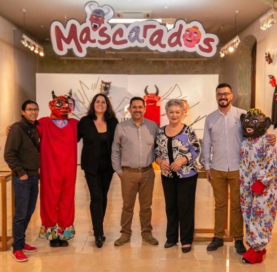 Mascaradas en el Museo Regional de San Ramón