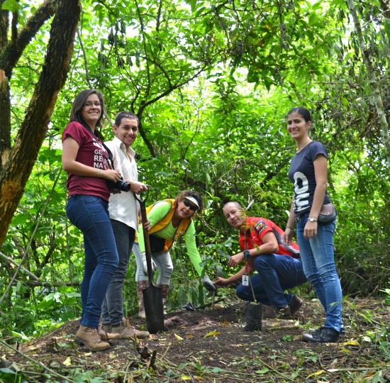 Sede celebró Día del Árbol en el Laguito