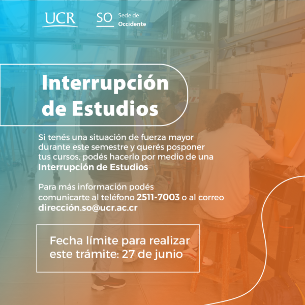 Interrupción de Estudios