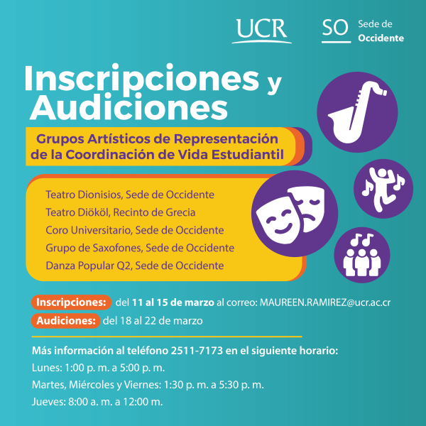 Inscripciones y Audiciones