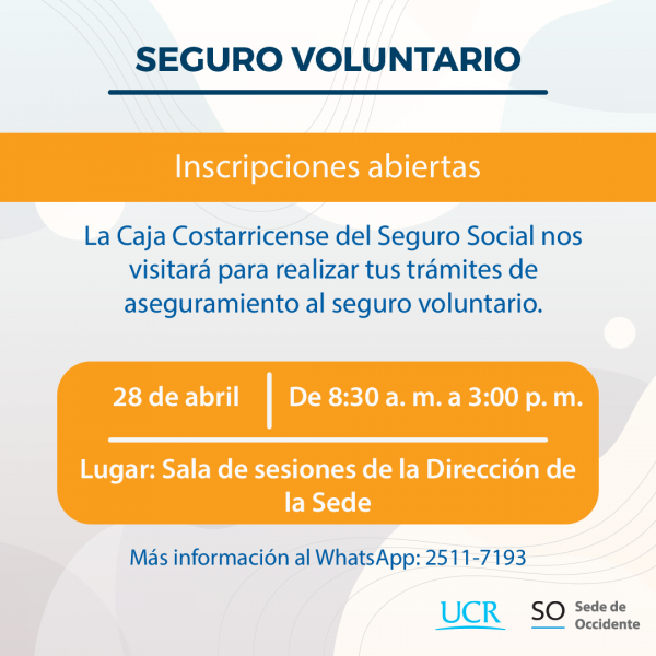 Seguro Voluntario CCSS