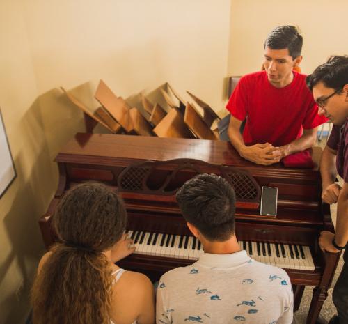 Campamento de piano